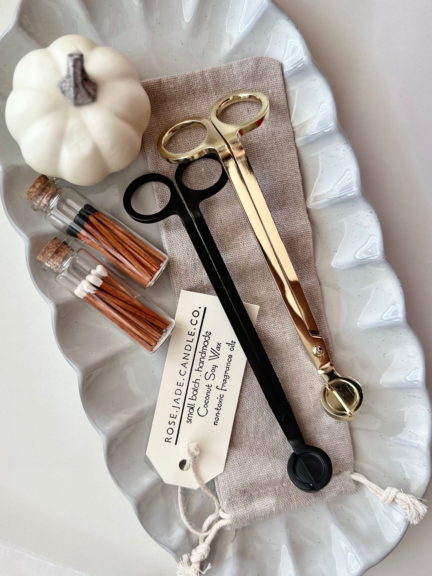 Wick Kit - trimmer + safety matches | Home Fragrance Accessories | Candle Care