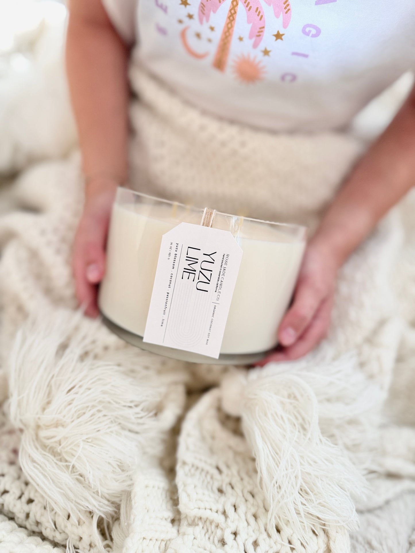 36 oz Four Wick Candle | Organic Coconut Soy Wax Blend | Non-toxic | Clean burning Home Fragrance