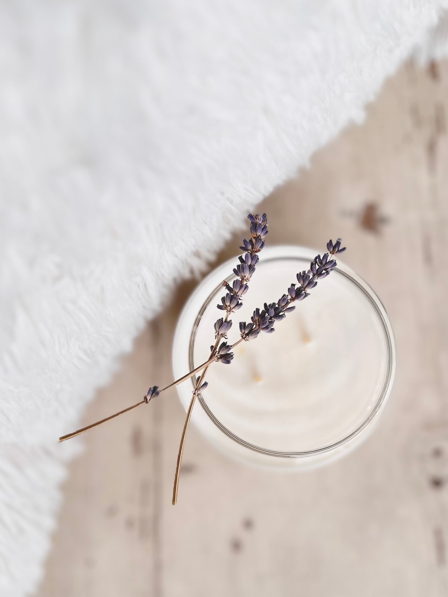 Lavender Wings - Glass Apothecary Jar Candle | Organic Coconut Soy Wax Blend | Non-toxic | Clean burning Home Fragrance