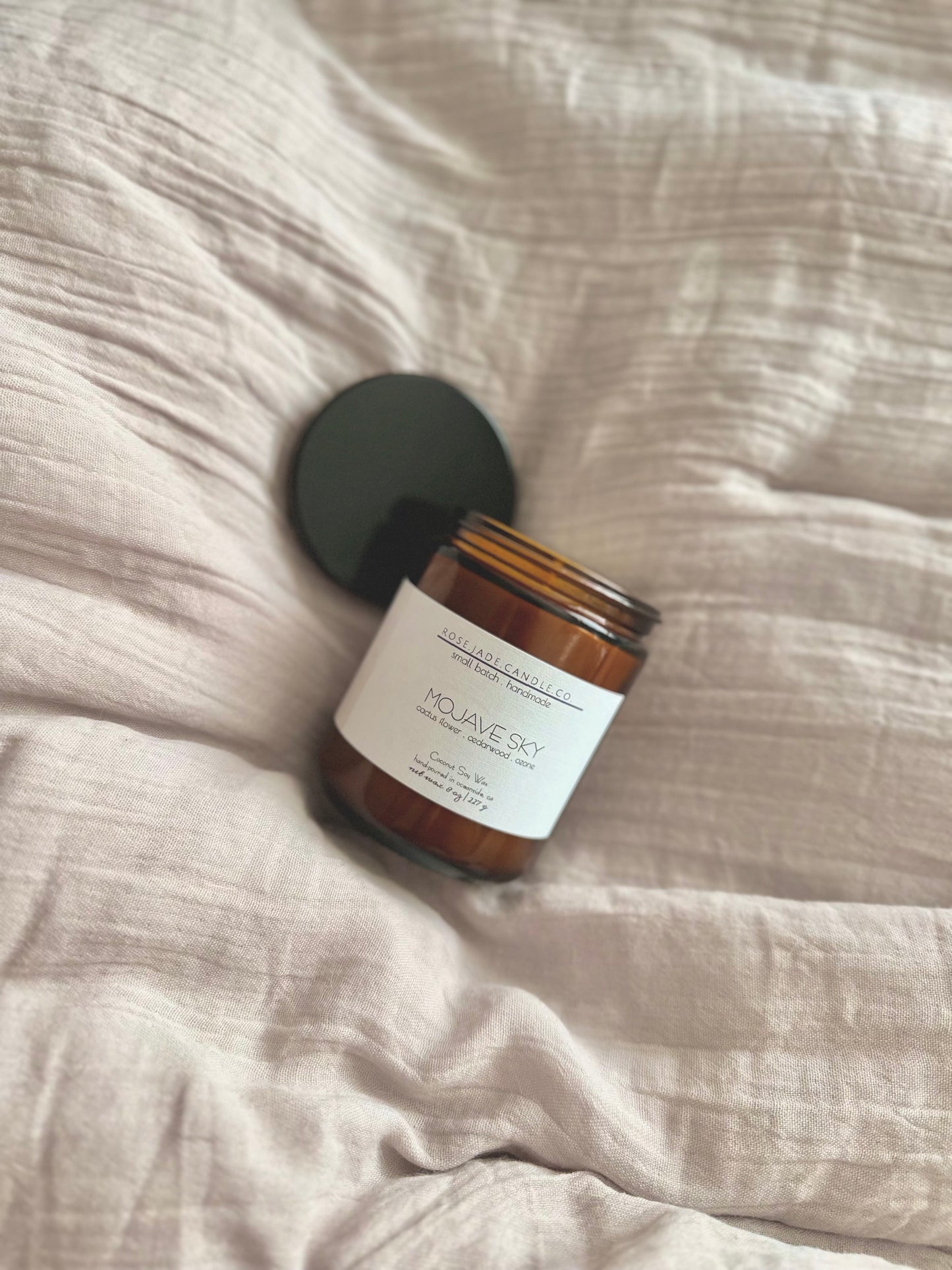 non toxic coconut soy wax candle handmade clean sustainable small batch home fragrance paraffin-free phthalate-free