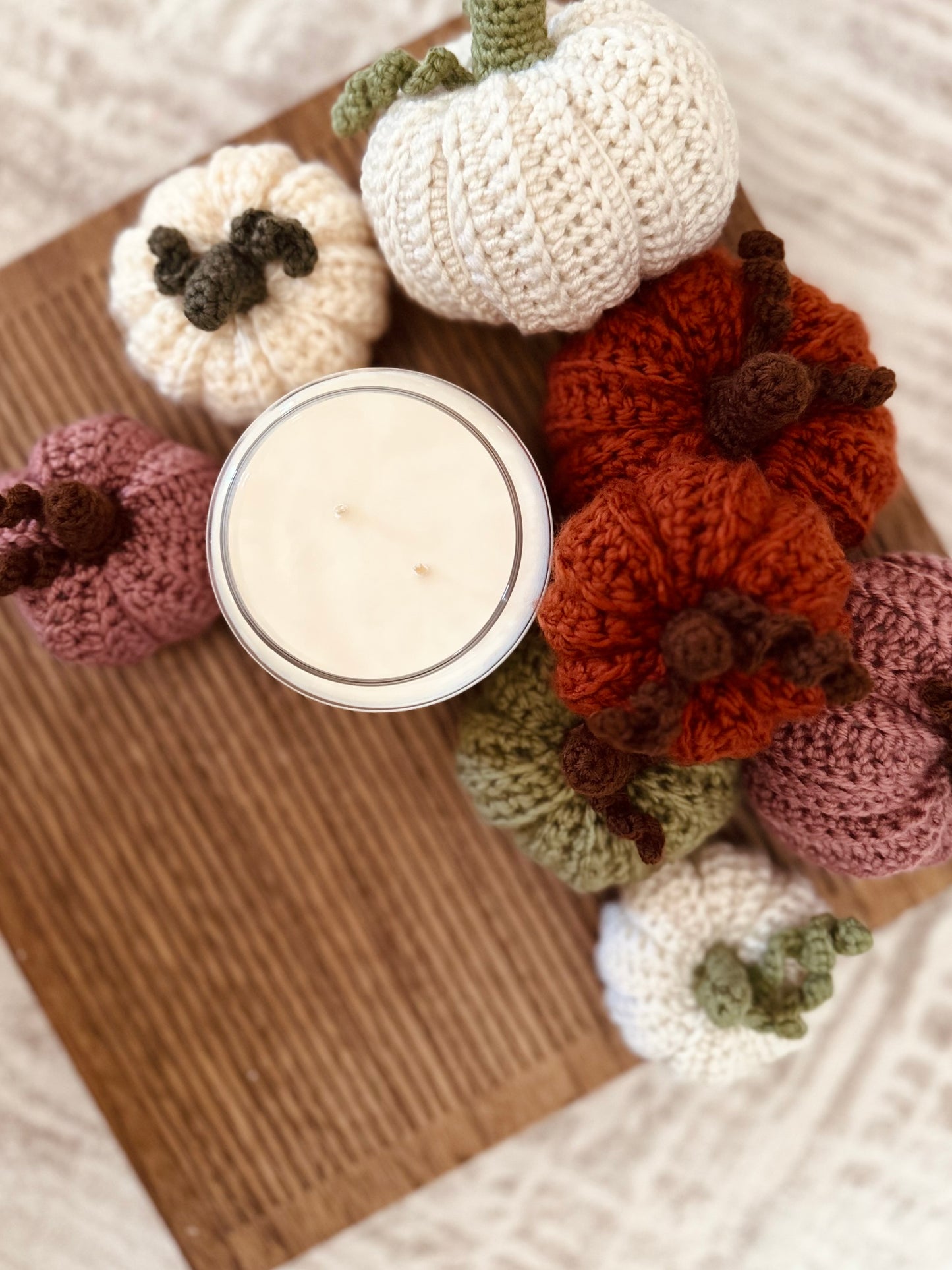 Handmade Crochet Fall Pumpkin | Fall Home Decor