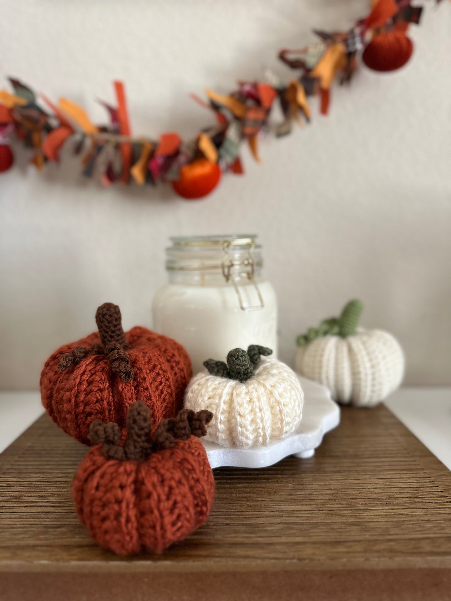 Handmade Crochet Fall Pumpkin | Fall Home Decor
