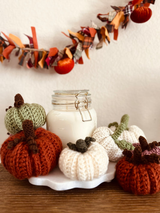 Handmade Crochet Fall Pumpkin | Fall Home Decor