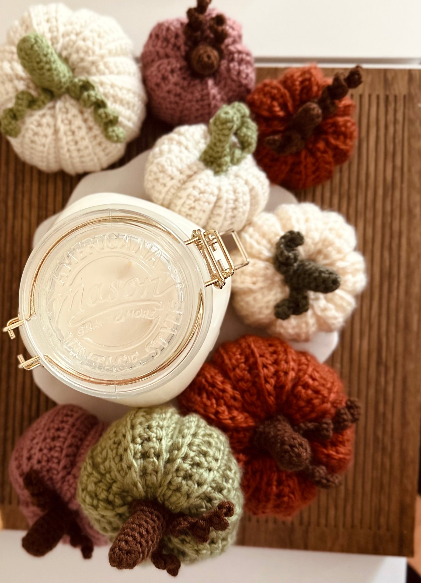 Handmade Crochet Fall Pumpkin | Fall Home Decor