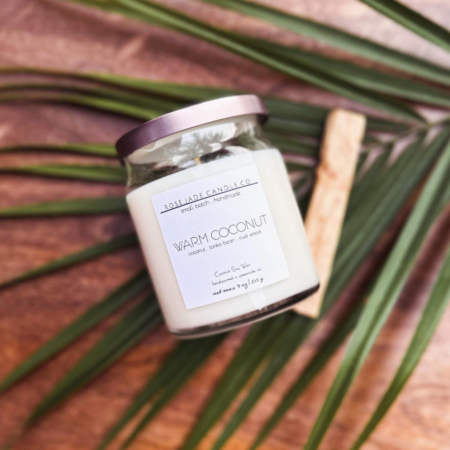 non toxic coconut soy wax candle handmade clean sustainable small batch home fragrance