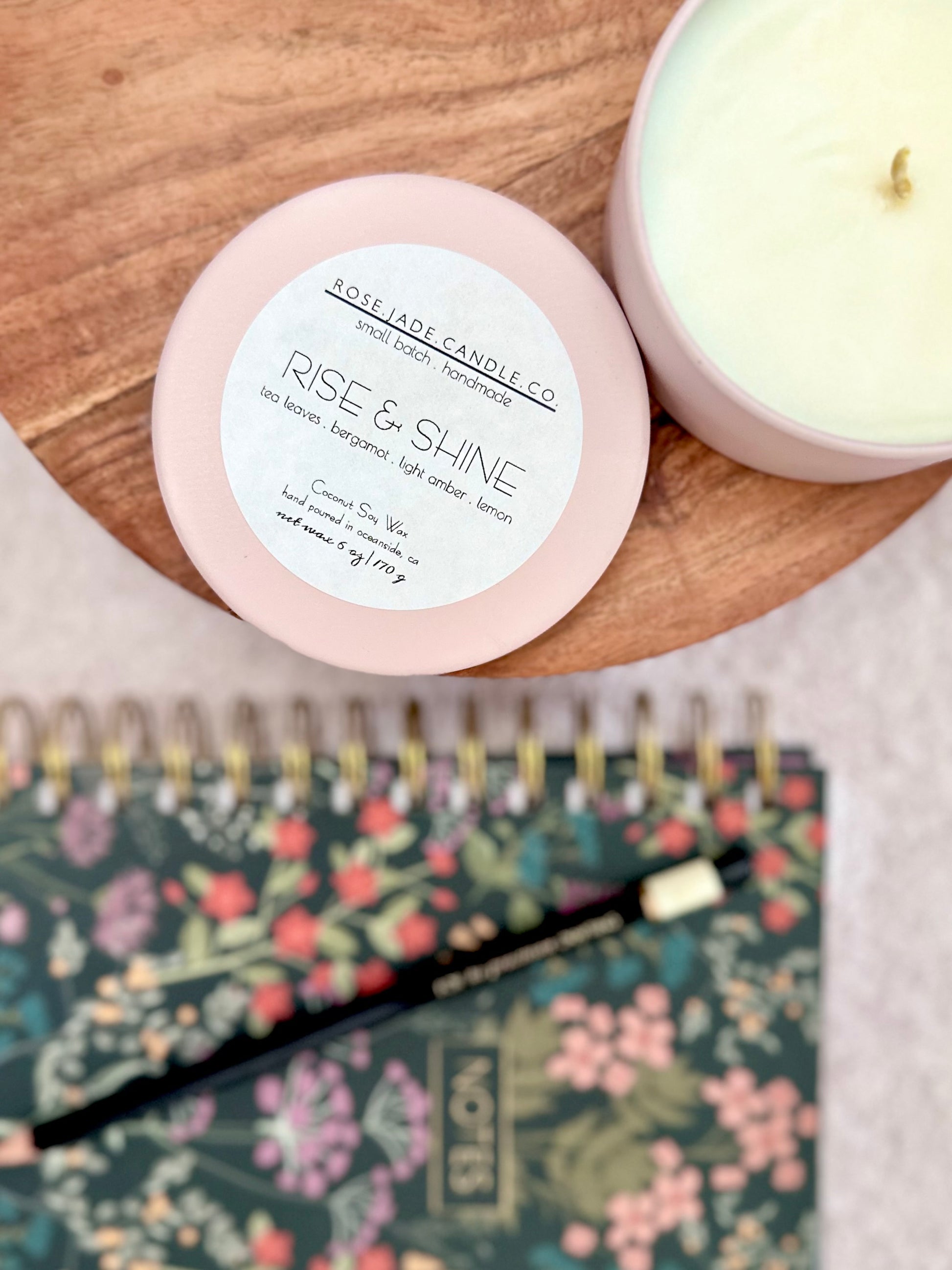 non toxic coconut soy wax candle handmade clean sustainable small batch home fragrance