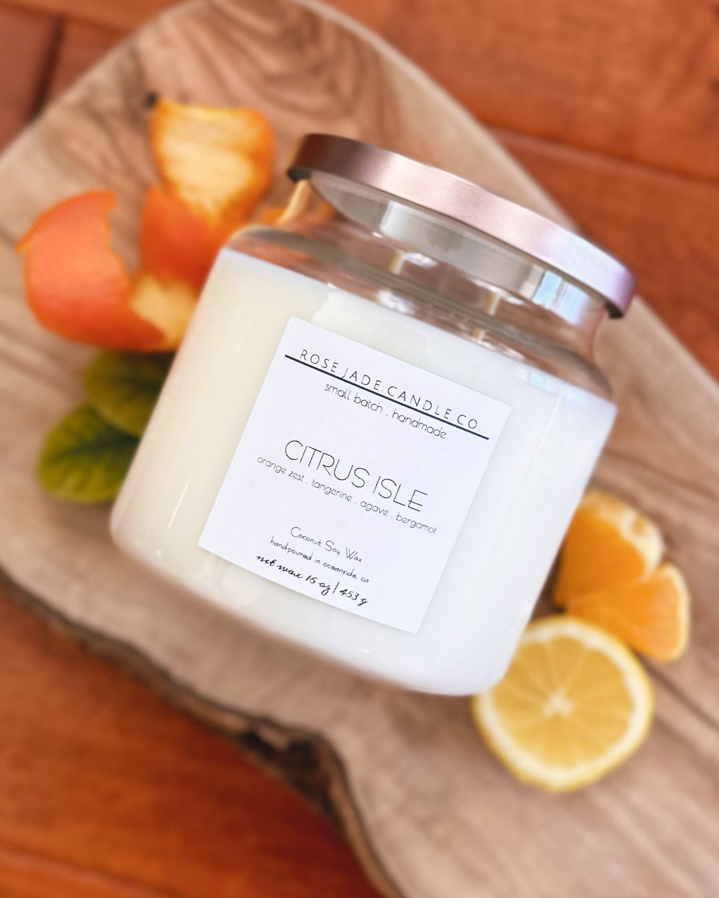 non toxic coconut soy wax candle handmade clean sustainable small batch home fragrance
