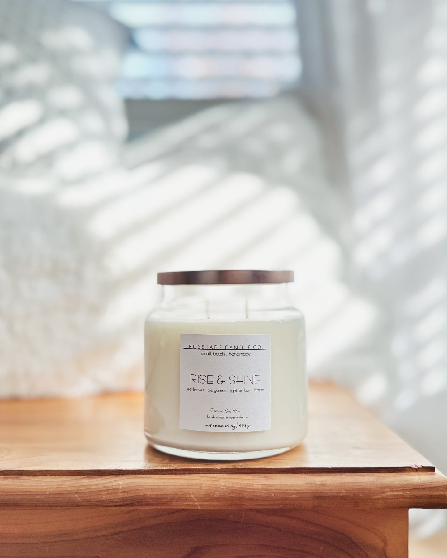 non toxic coconut soy wax candle handmade clean sustainable small batch home fragrance