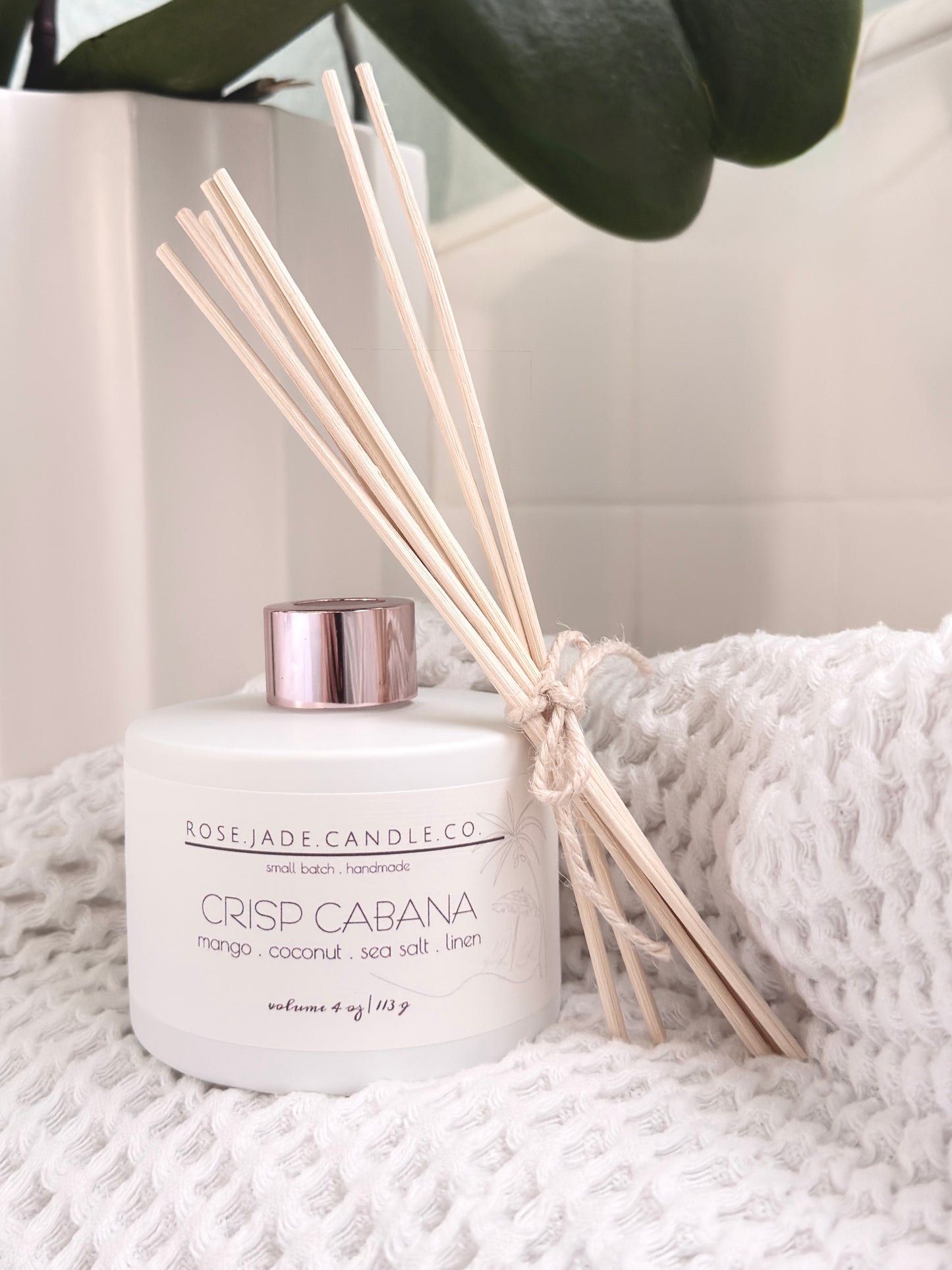 Reed Diffuser | Flameless Fragrance | Non-toxic | Clean Home Fragrance | EcoBase™ Reed Diffuser Solution