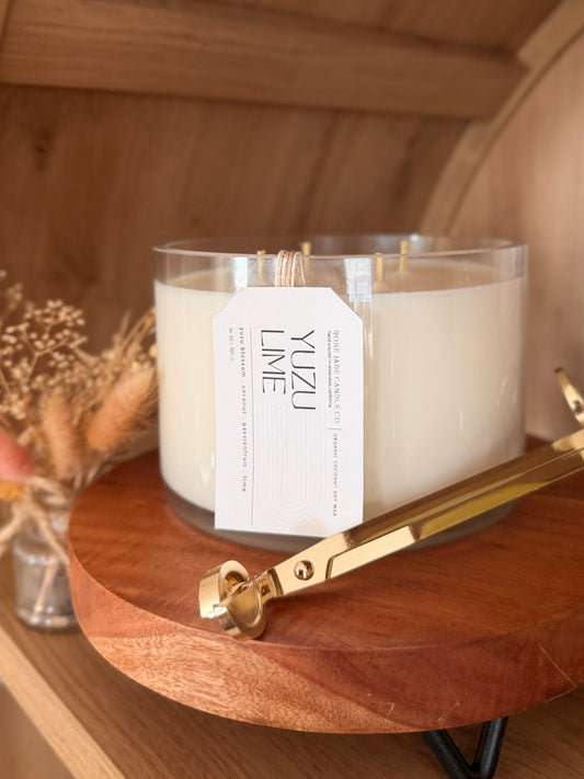 36 oz Four Wick Candle | Organic Coconut Soy Wax Blend | Non-toxic | Clean burning Home Fragrance