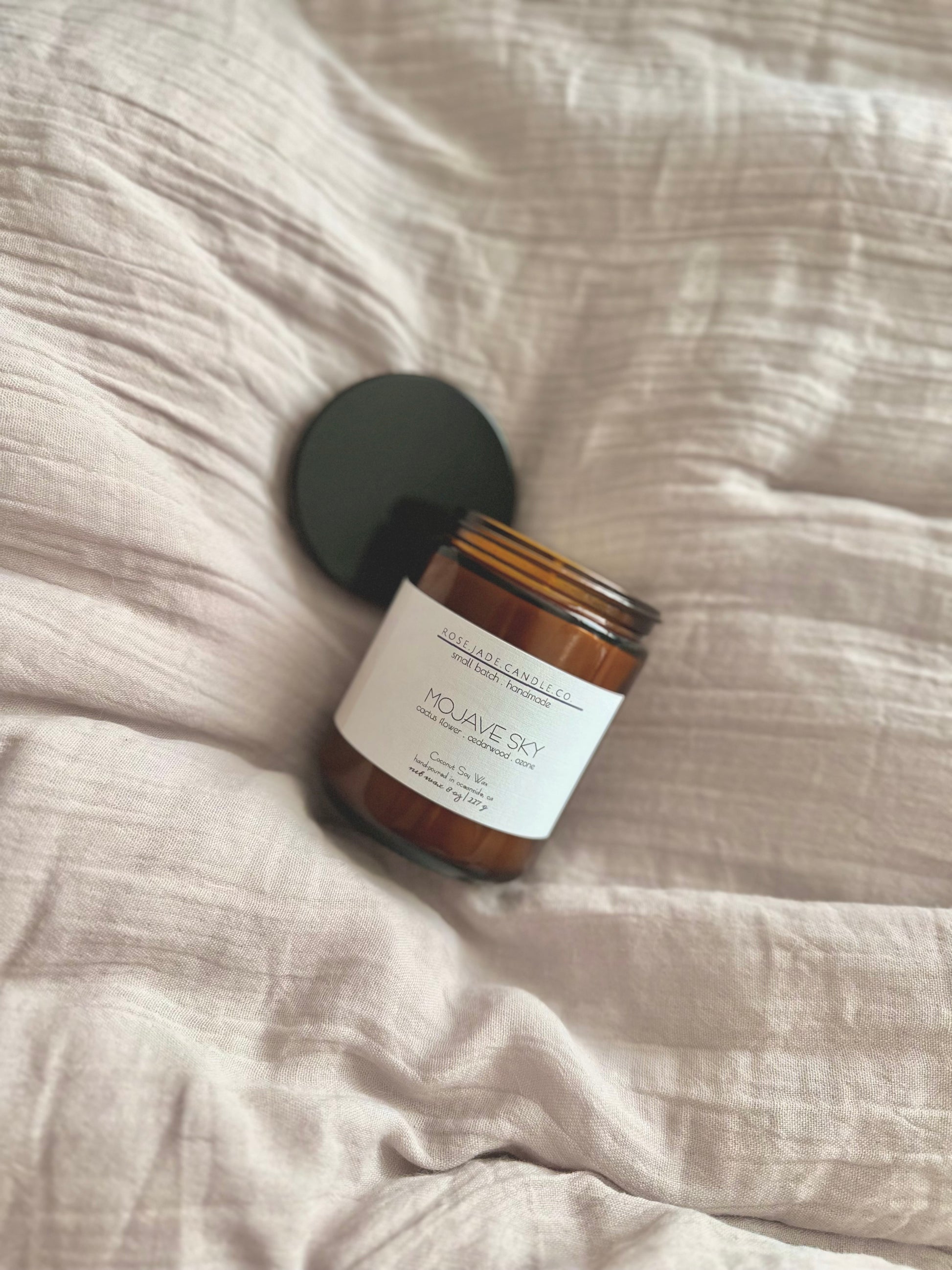non toxic coconut soy wax candle handmade clean sustainable small batch home fragrance paraffin-free phthalate-free 