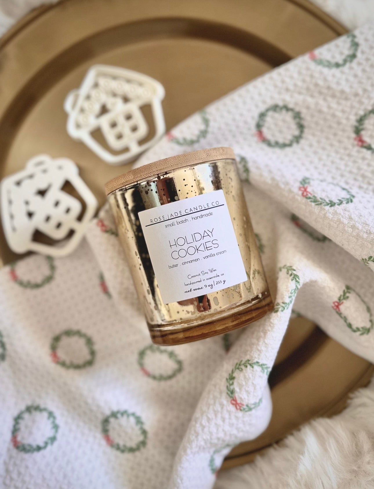 2025 WINTER HOLIDAY COLLECTION | organic coconut soy wax candles | paraffin-free | clean burning home fragrance