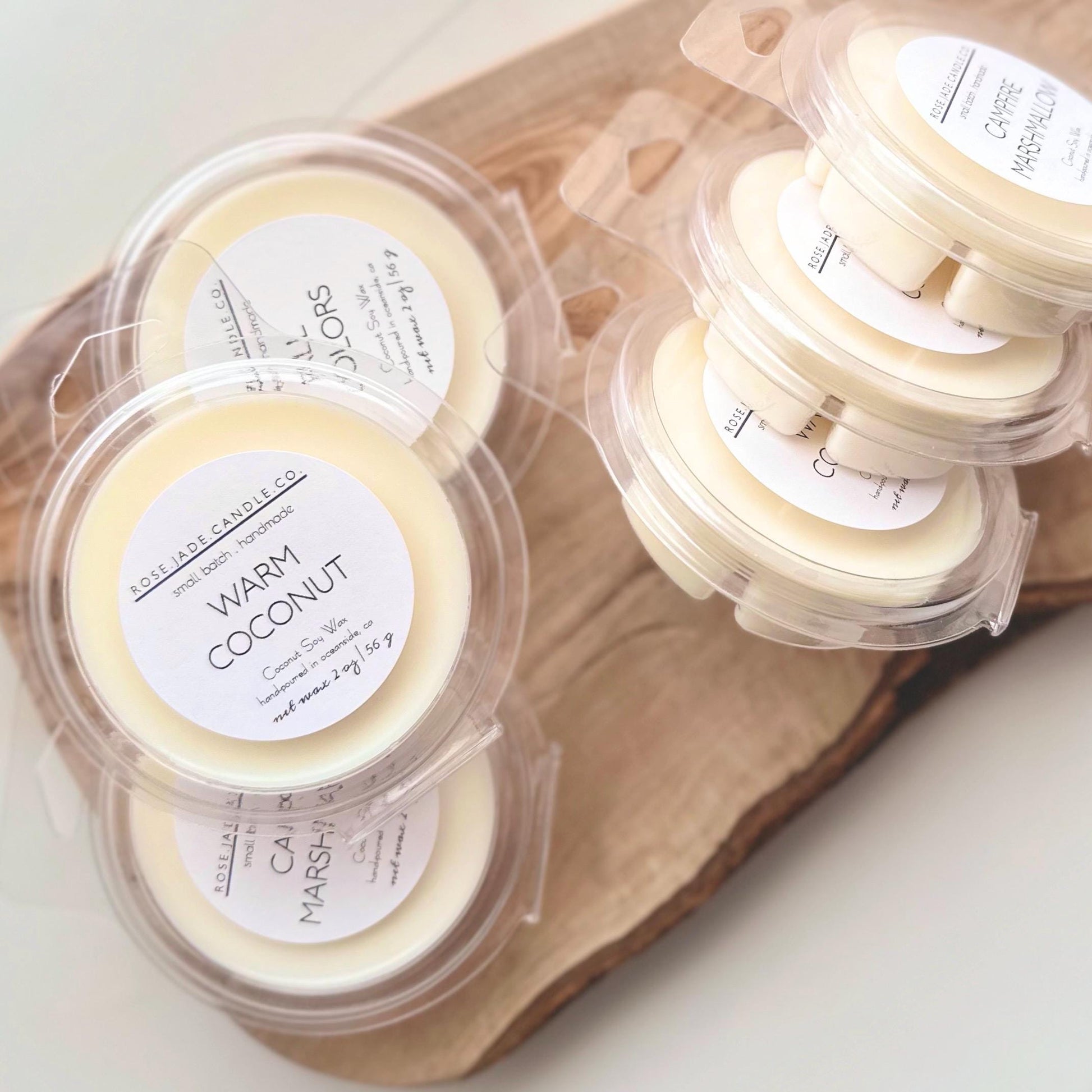 non toxic coconut soy wax candle wax melt handmade clean sustainable small batch home fragrance