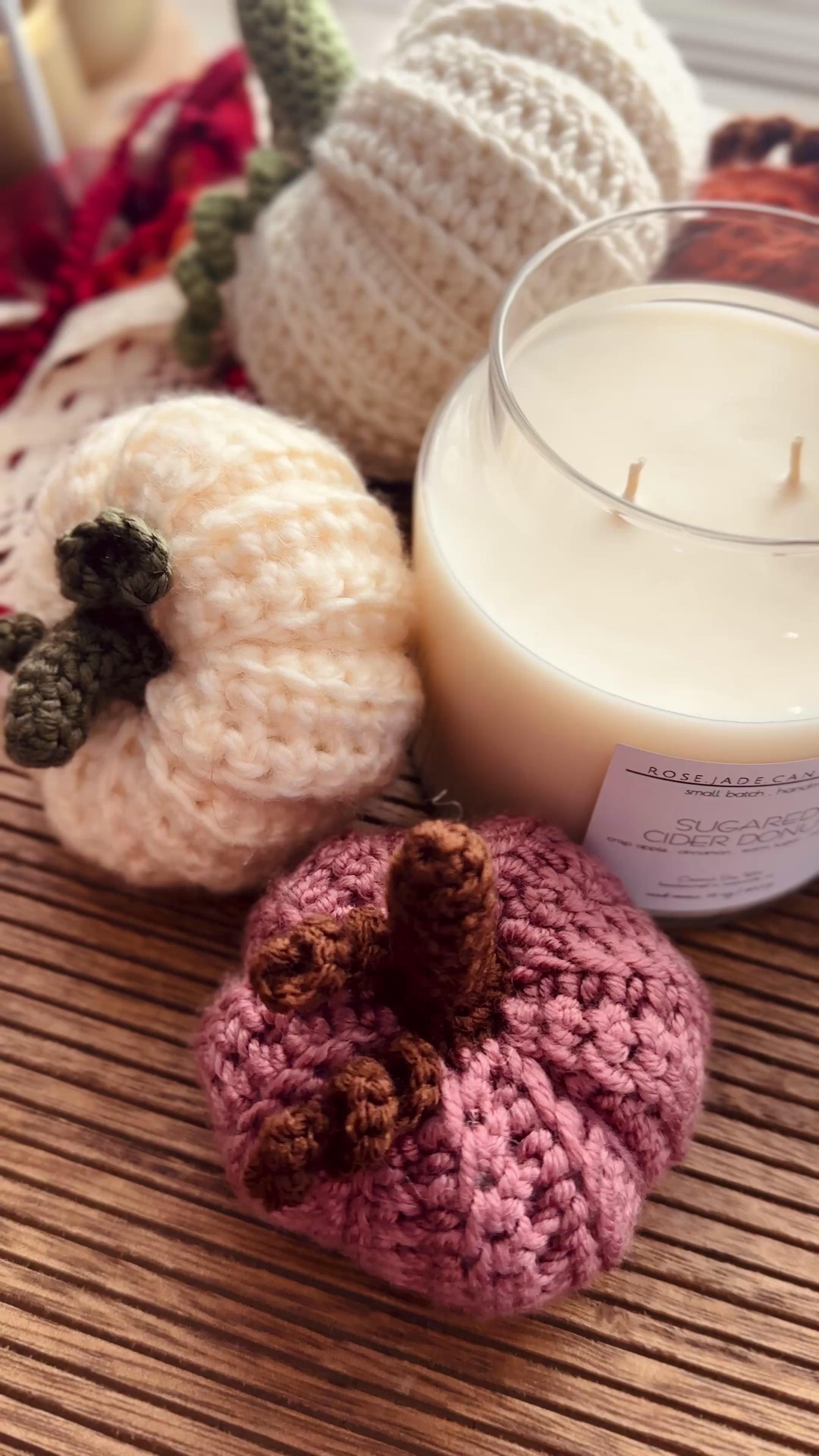 Handmade Crochet Fall Pumpkin | Fall Home Decor – R O S E